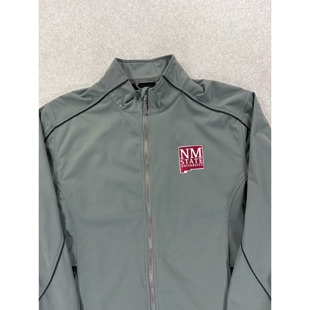 New Mexico State Aggies Stitched Logo Campus Jacket (Men's Large) Gray - Picture 2 of 12